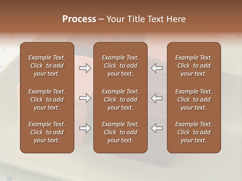 Butter Chocolate Fudge Fudge PowerPoint Template