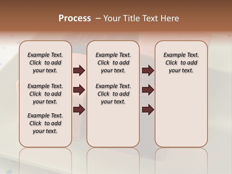 Butter Chocolate Fudge Fudge PowerPoint Template