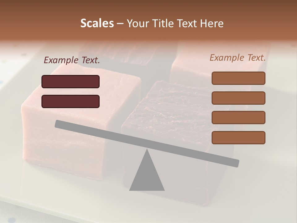 Butter Chocolate Fudge Fudge PowerPoint Template