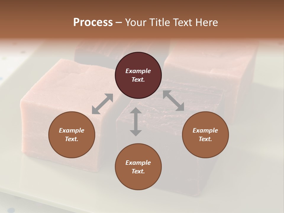 Butter Chocolate Fudge Fudge PowerPoint Template
