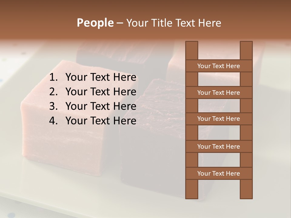 Butter Chocolate Fudge Fudge PowerPoint Template