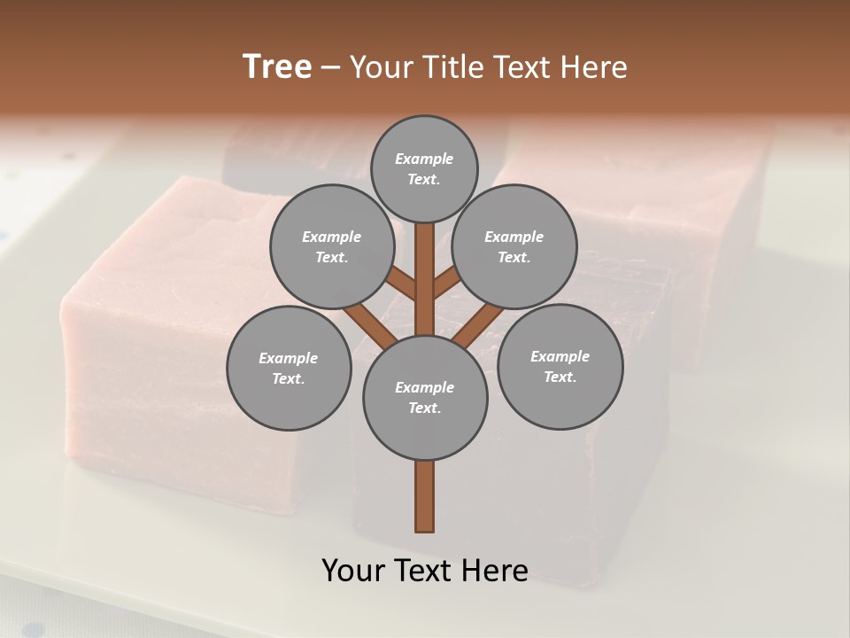 Butter Chocolate Fudge Fudge PowerPoint Template