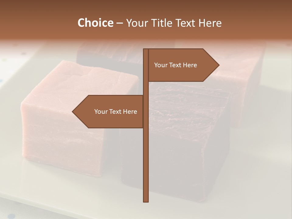 Butter Chocolate Fudge Fudge PowerPoint Template