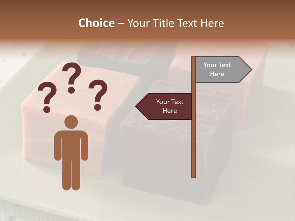 Butter Chocolate Fudge Fudge PowerPoint Template