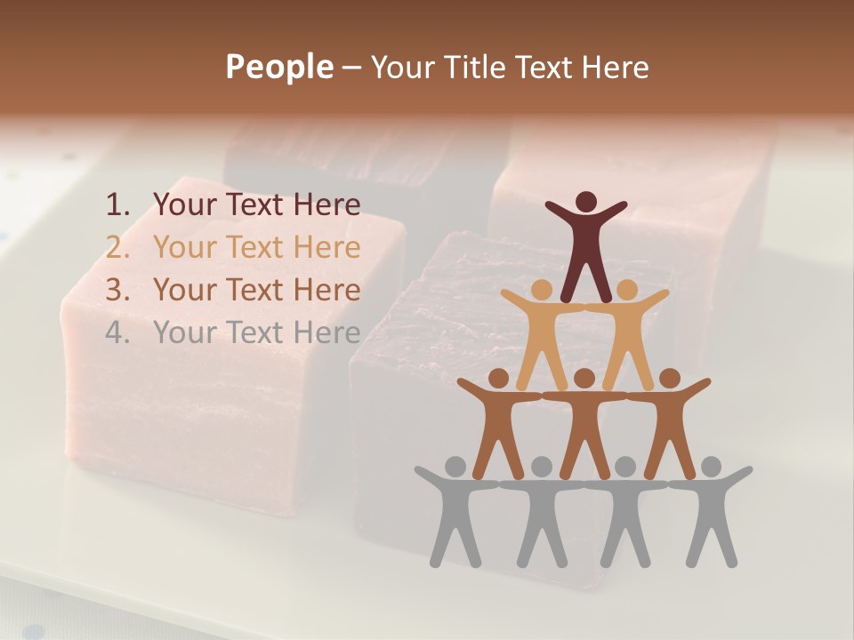 Butter Chocolate Fudge Fudge PowerPoint Template