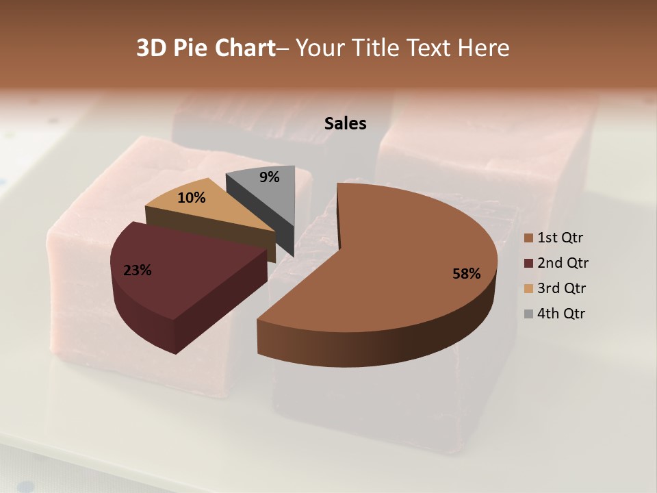Butter Chocolate Fudge Fudge PowerPoint Template