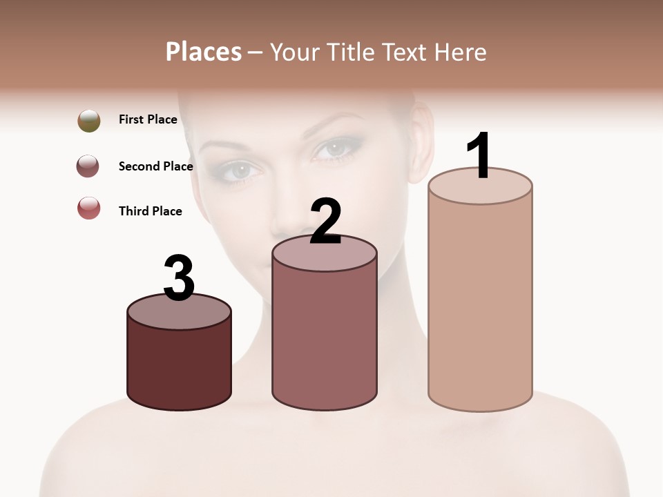 Face Hispanic White PowerPoint Template