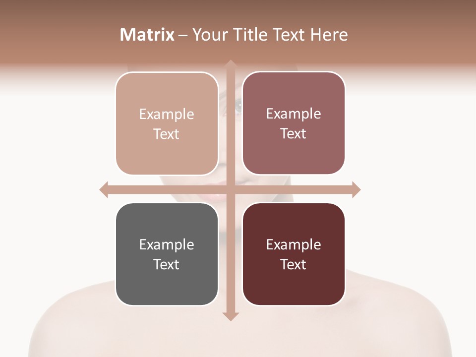 Face Hispanic White PowerPoint Template