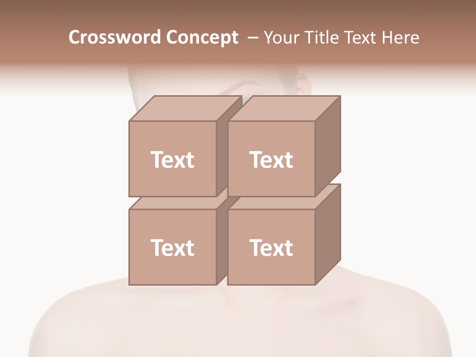 Face Hispanic White PowerPoint Template