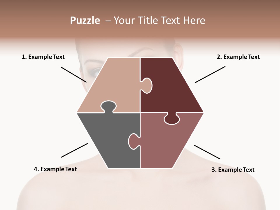 Face Hispanic White PowerPoint Template