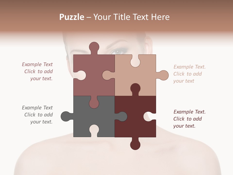 Face Hispanic White PowerPoint Template