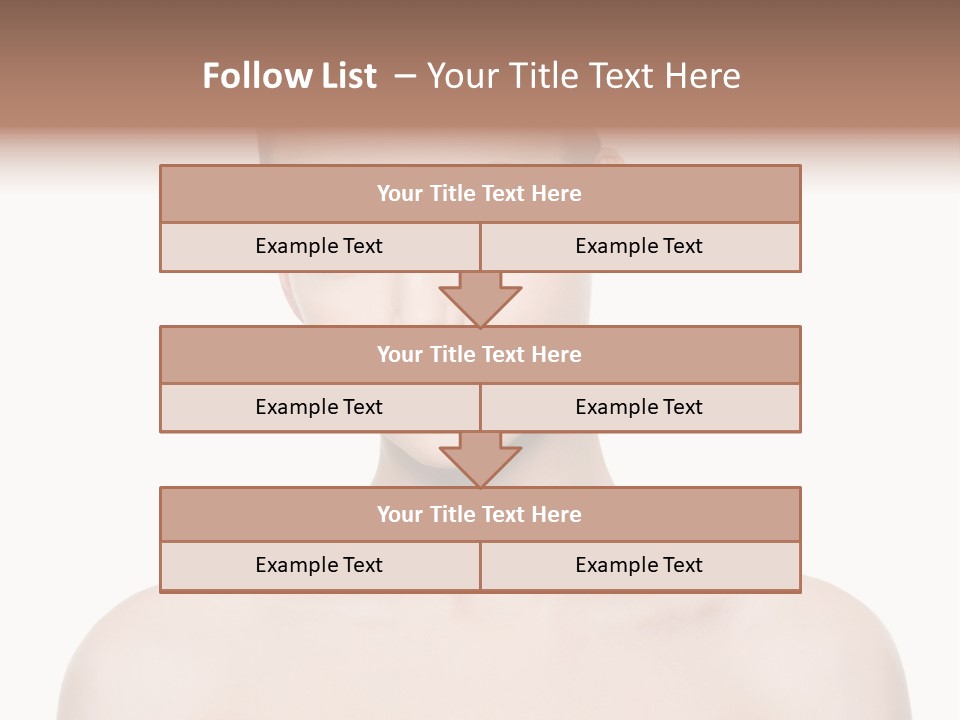 Face Hispanic White PowerPoint Template