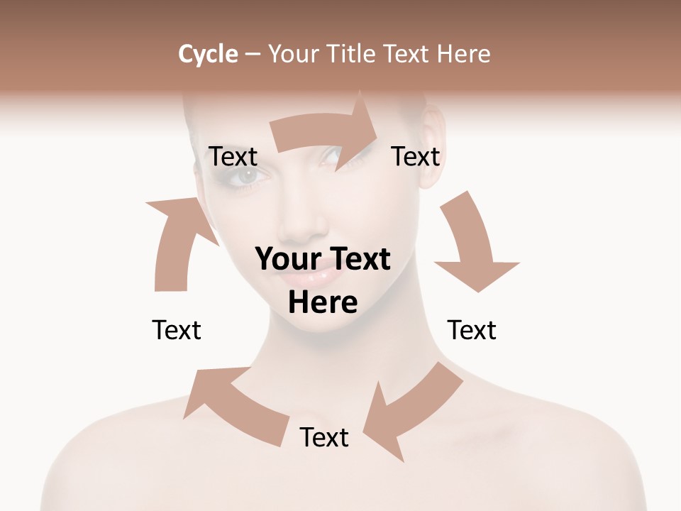 Face Hispanic White PowerPoint Template