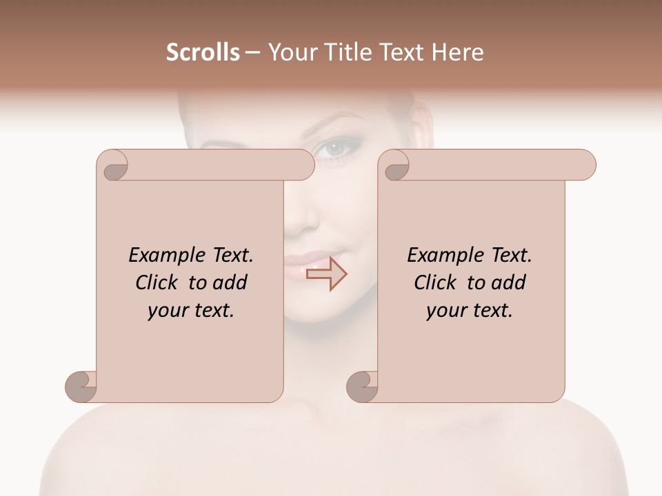 Face Hispanic White PowerPoint Template