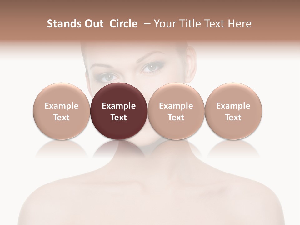 Face Hispanic White PowerPoint Template