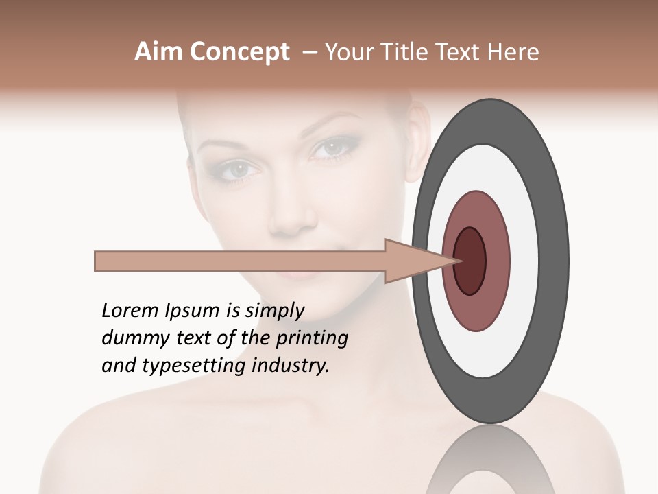 Face Hispanic White PowerPoint Template