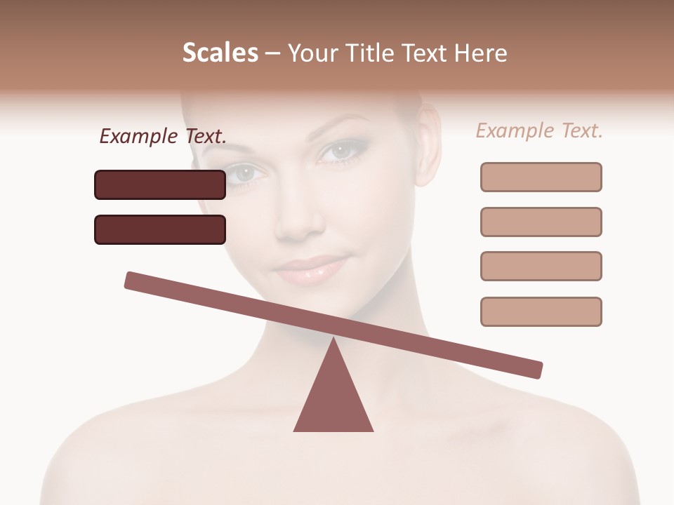 Face Hispanic White PowerPoint Template