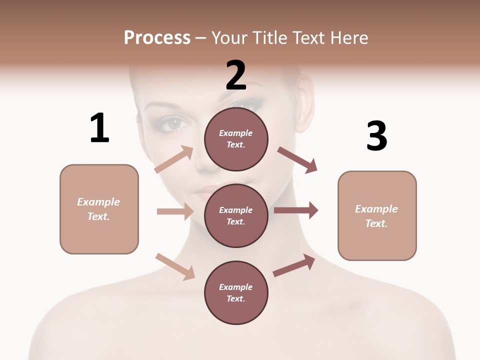 Face Hispanic White PowerPoint Template