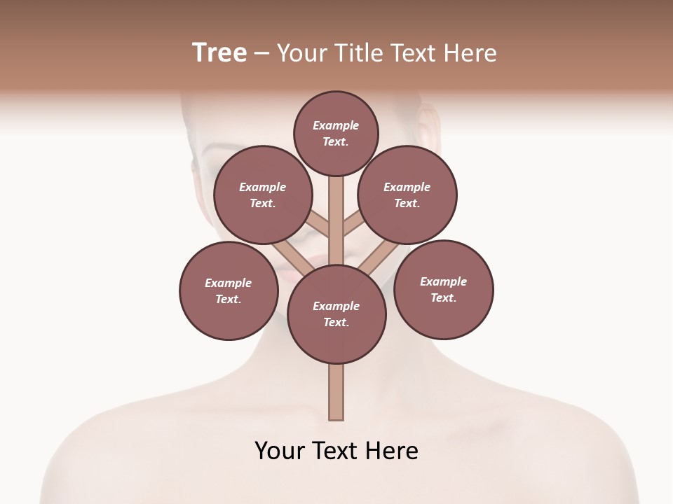 Face Hispanic White PowerPoint Template