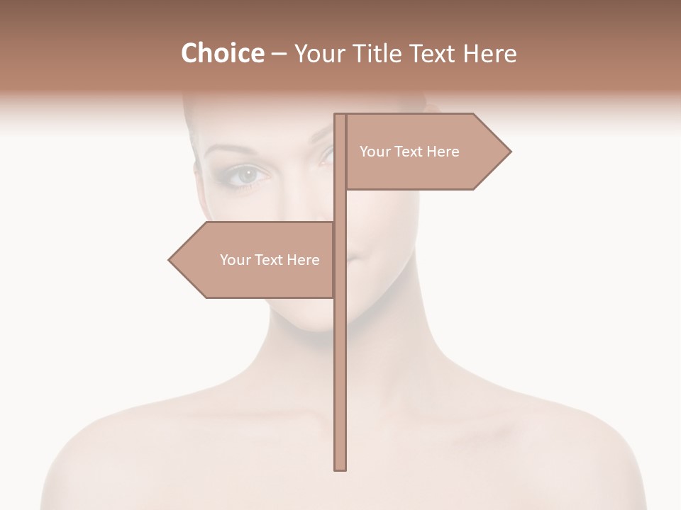 Face Hispanic White PowerPoint Template