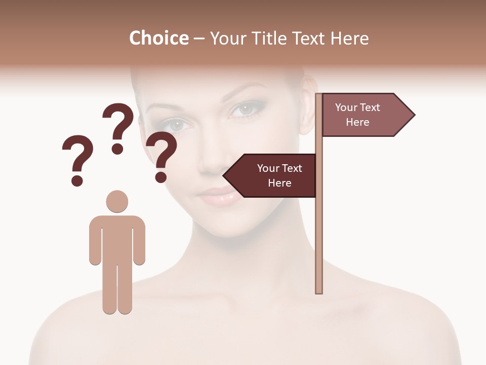 Face Hispanic White PowerPoint Template