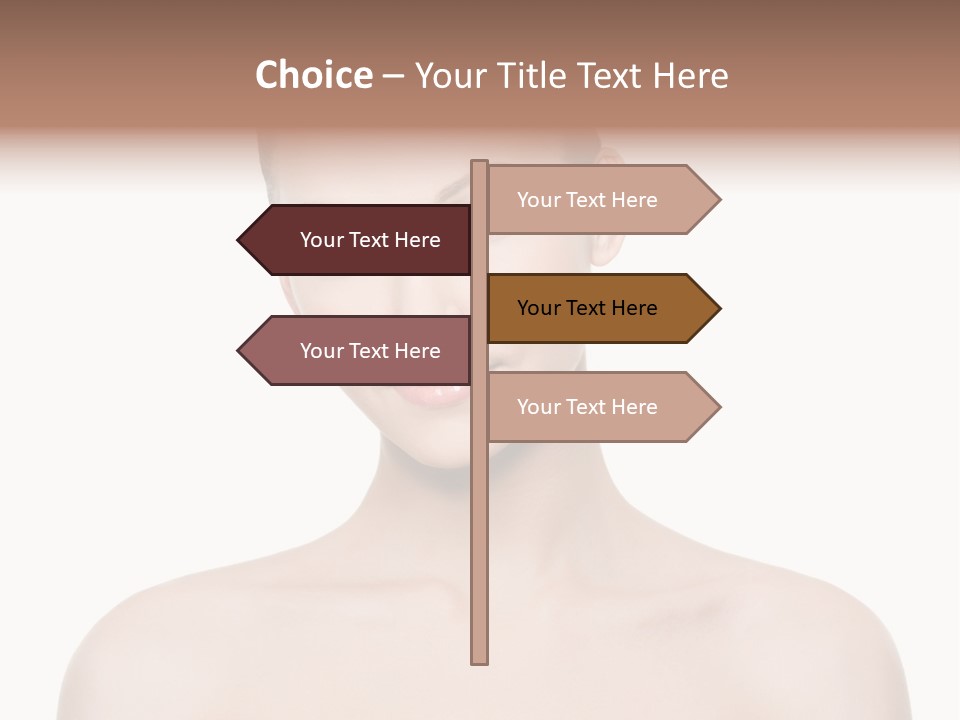 Face Hispanic White PowerPoint Template