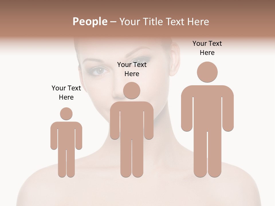 Face Hispanic White PowerPoint Template
