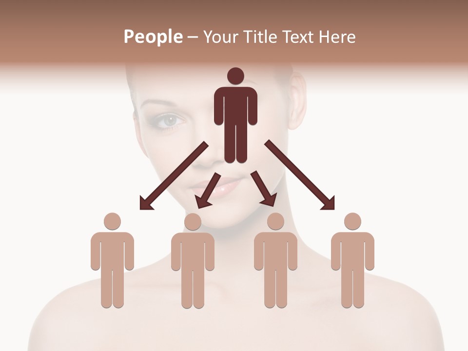 Face Hispanic White PowerPoint Template