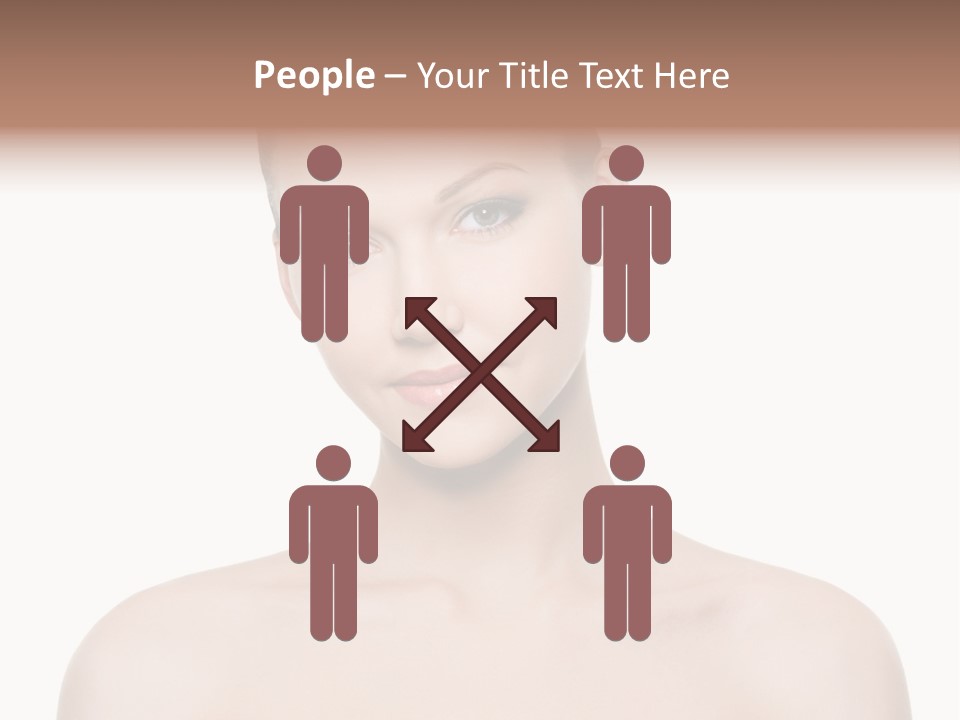 Face Hispanic White PowerPoint Template