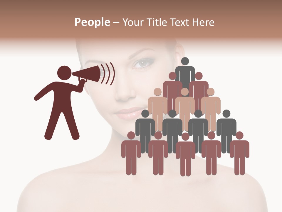 Face Hispanic White PowerPoint Template