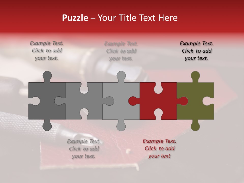 Knife Artisan Work PowerPoint Template