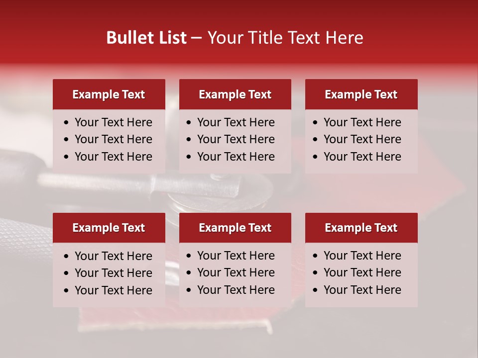 Knife Artisan Work PowerPoint Template