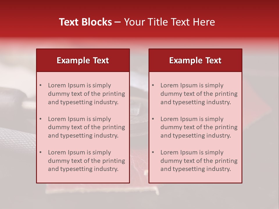 Knife Artisan Work PowerPoint Template