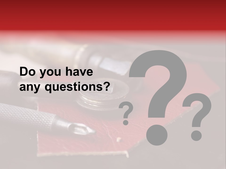 Knife Artisan Work PowerPoint Template