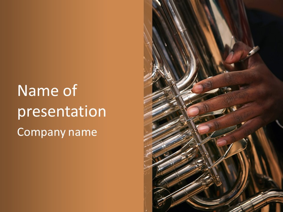 Focusing Music Occupation PowerPoint Template
