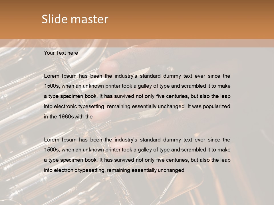 Focusing Music Occupation PowerPoint Template