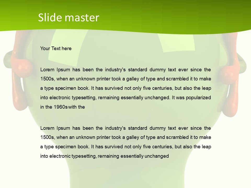 Good Amazonian Brain PowerPoint Template