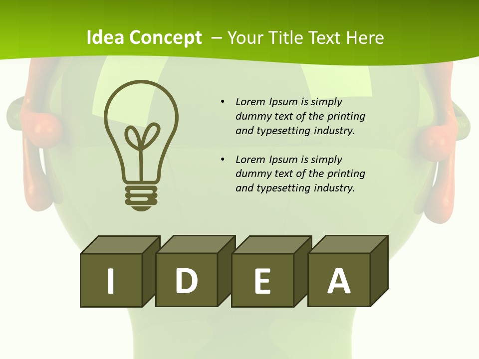 Good Amazonian Brain PowerPoint Template