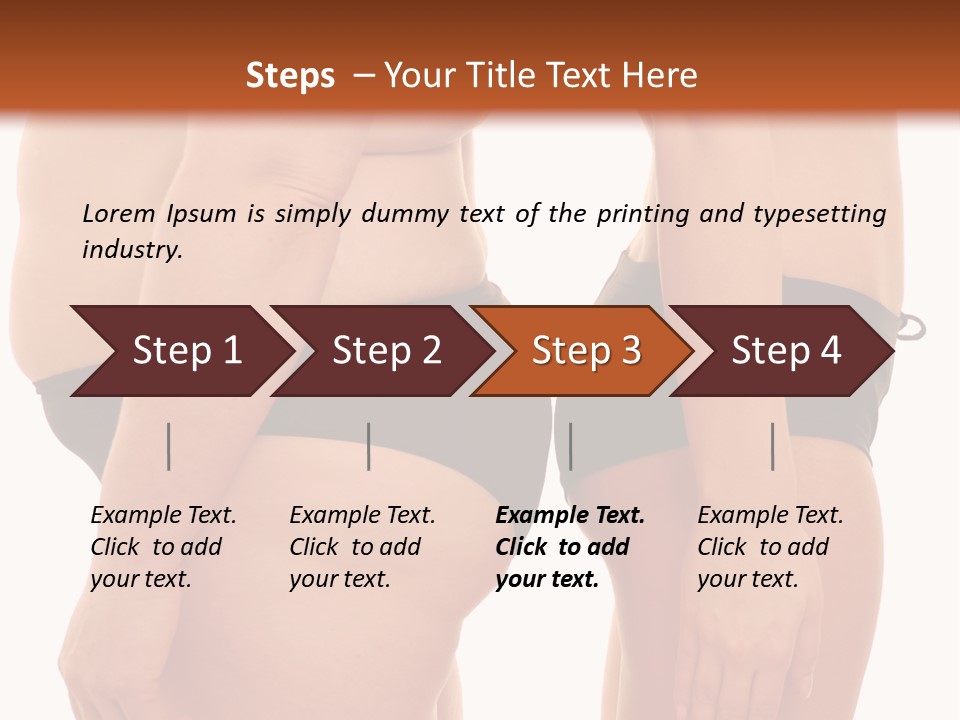 Underwear Different Skinny PowerPoint Template