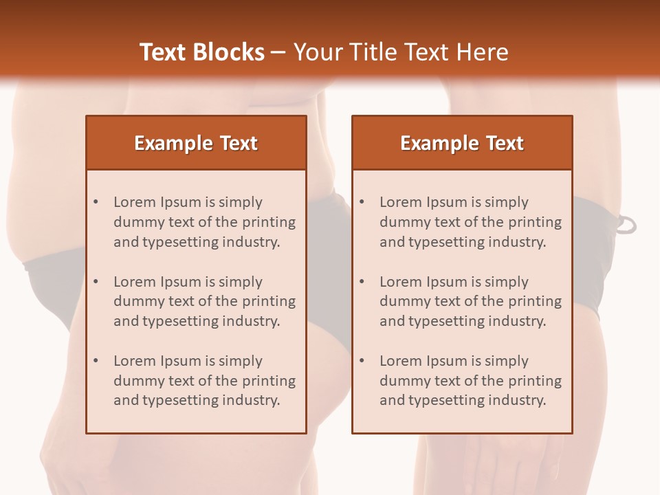 Underwear Different Skinny PowerPoint Template