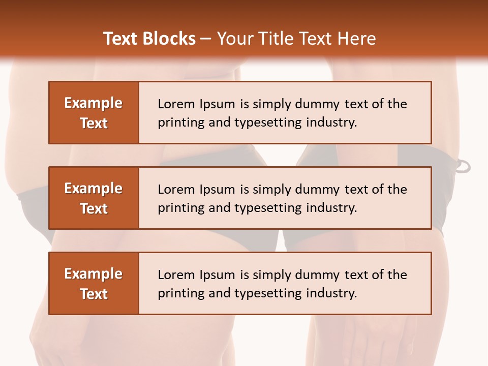 Underwear Different Skinny PowerPoint Template