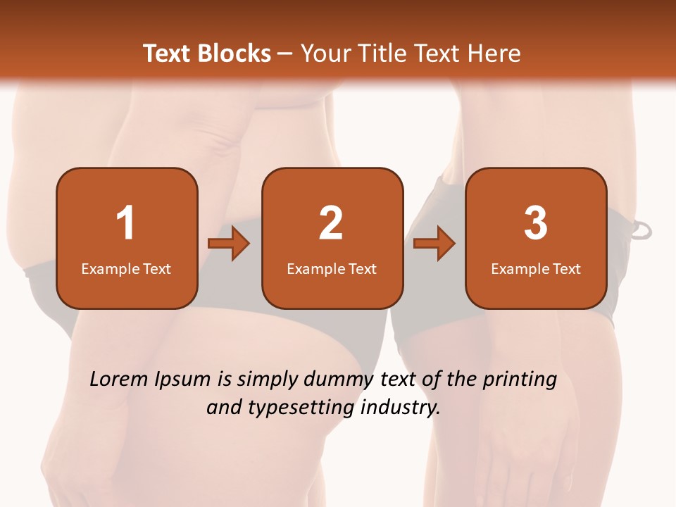 Underwear Different Skinny PowerPoint Template