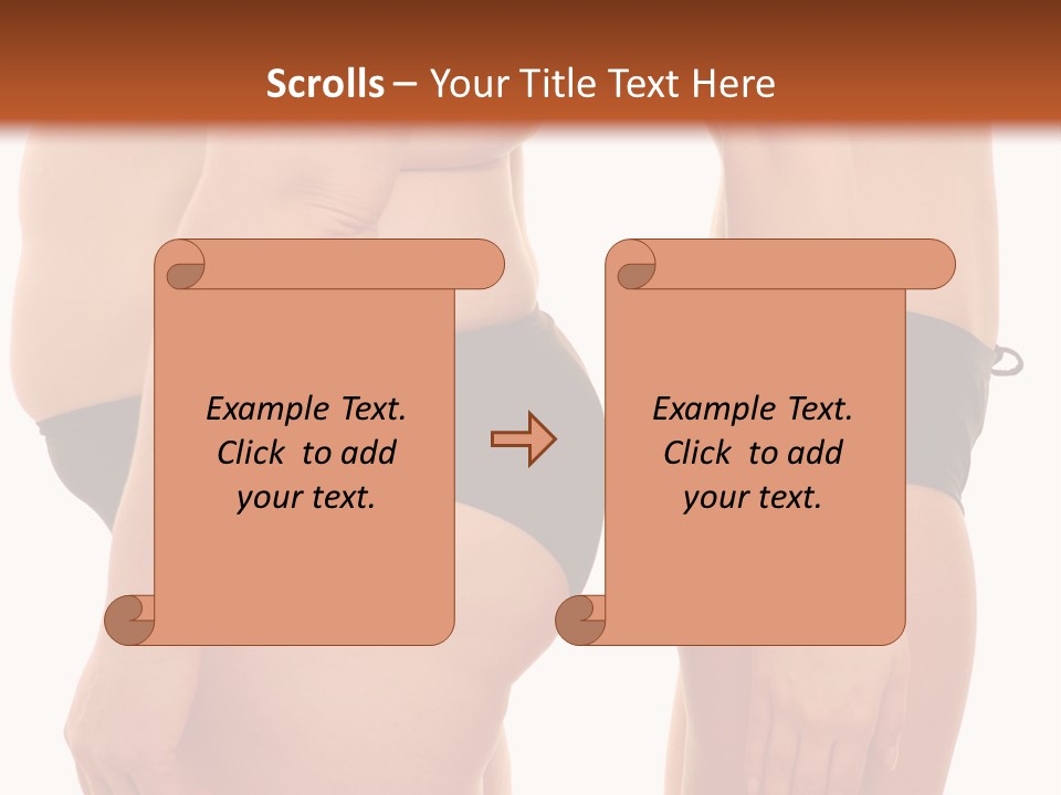Underwear Different Skinny PowerPoint Template