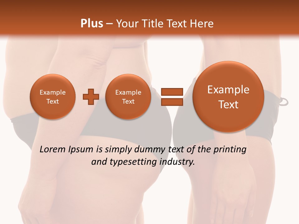 Underwear Different Skinny PowerPoint Template