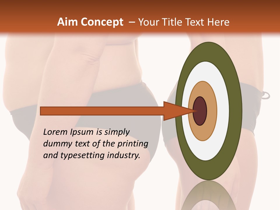 Underwear Different Skinny PowerPoint Template