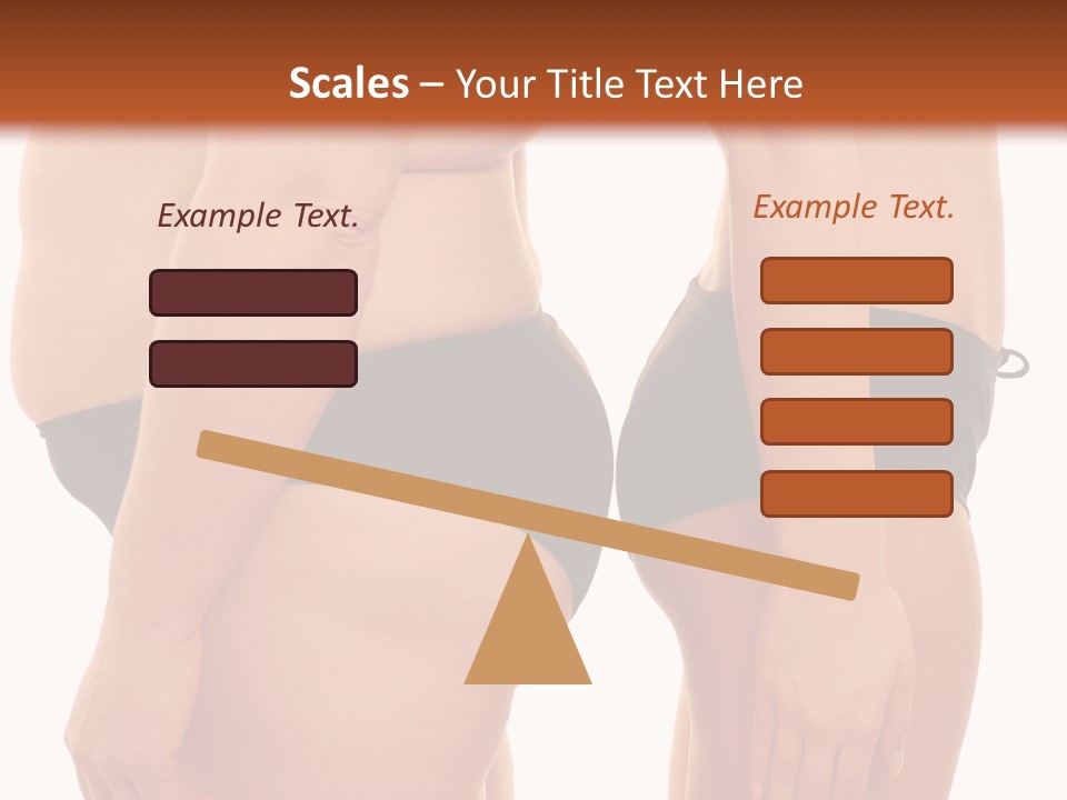 Underwear Different Skinny PowerPoint Template