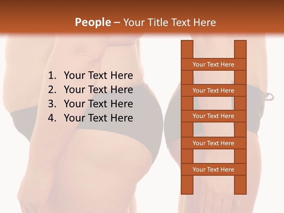 Underwear Different Skinny PowerPoint Template