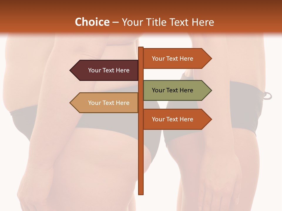 Underwear Different Skinny PowerPoint Template