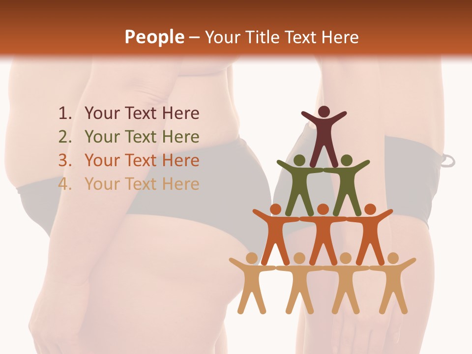 Underwear Different Skinny PowerPoint Template