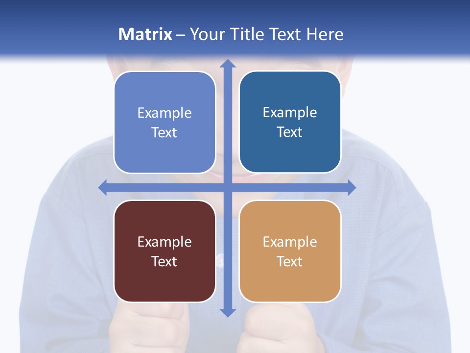 Face Hispanic White PowerPoint Template